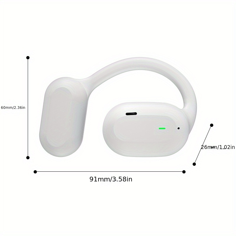 Auriculares de conducción de aire 8H tiempo de reproducción Ligero