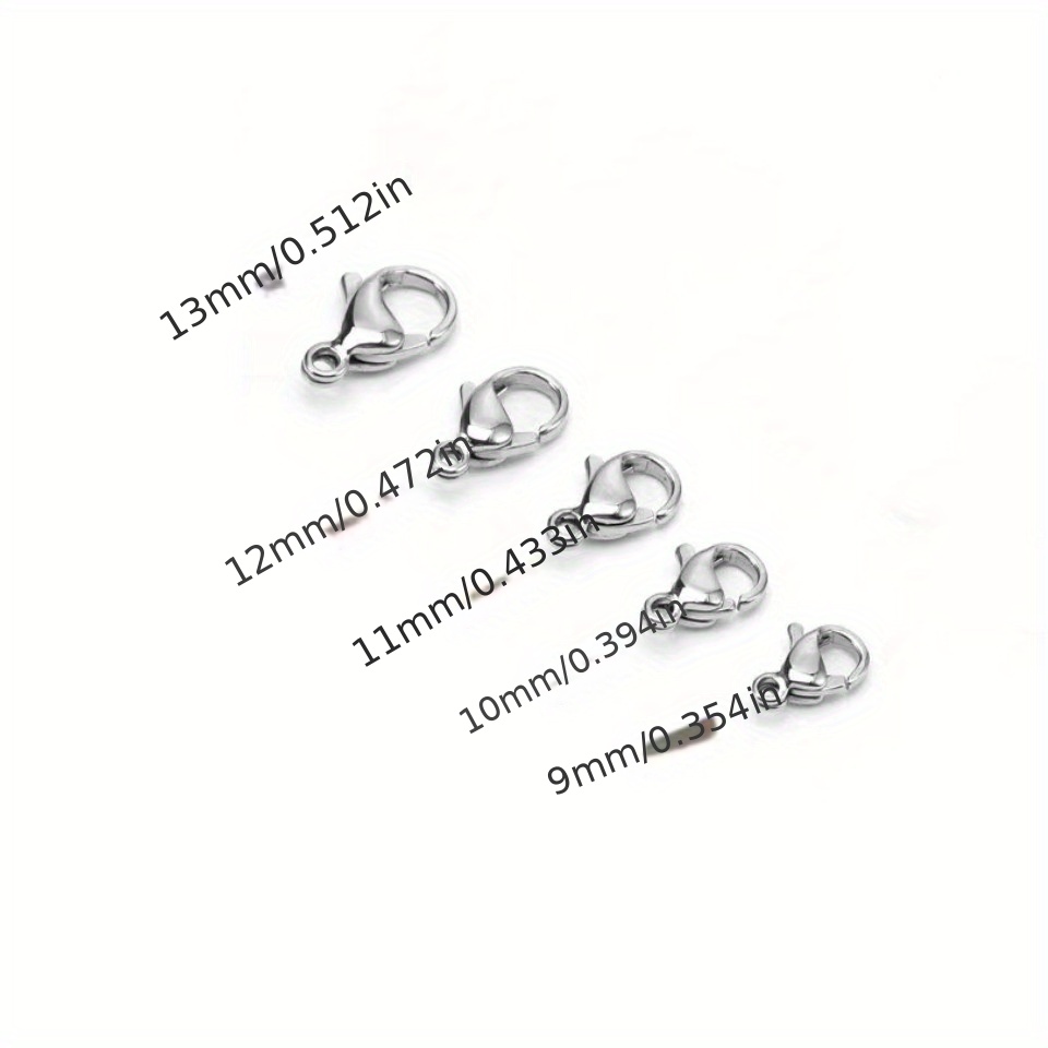 Stainless Steel Silver Color Lobster Clasps Jewelry - Temu