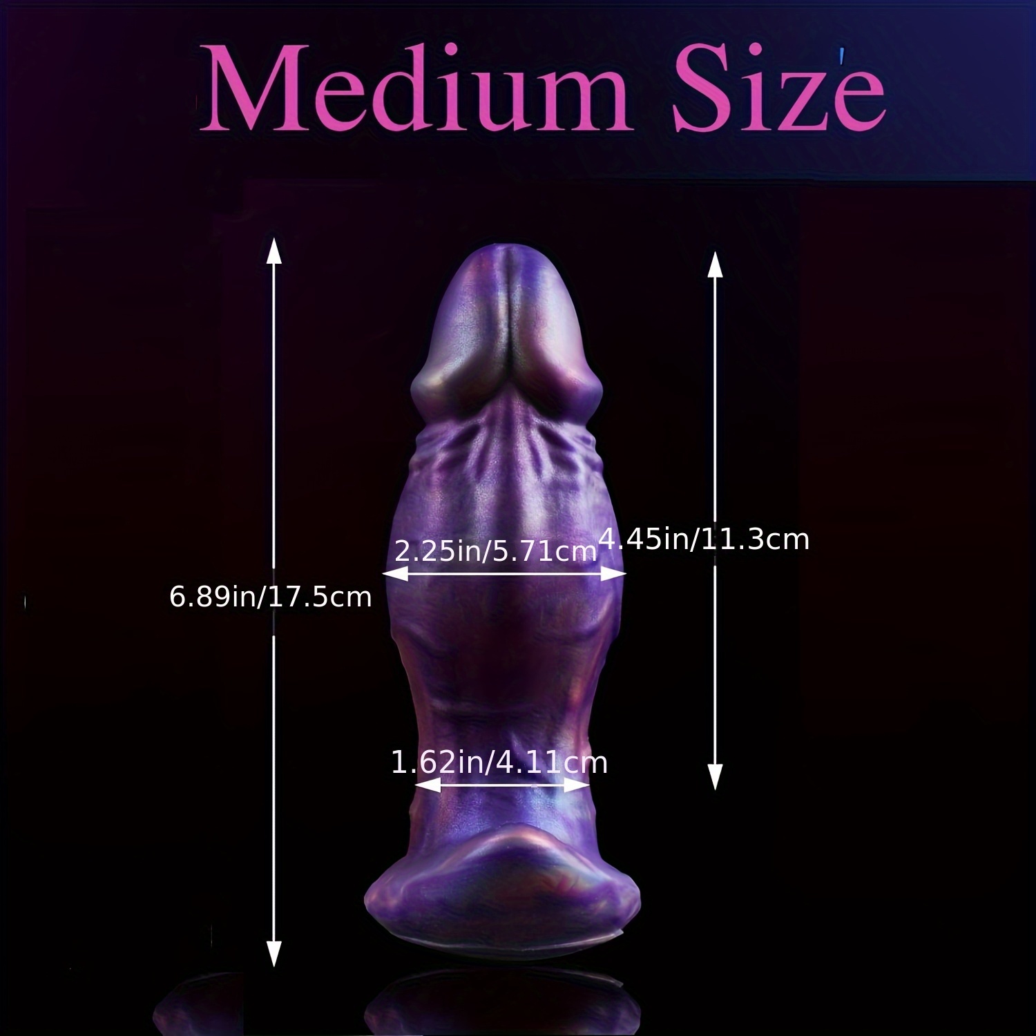 curved dilator sex toy silicone plug medium size realistic plug