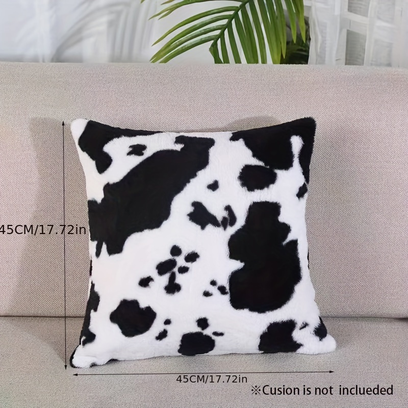 Cow print hotsell pillow case