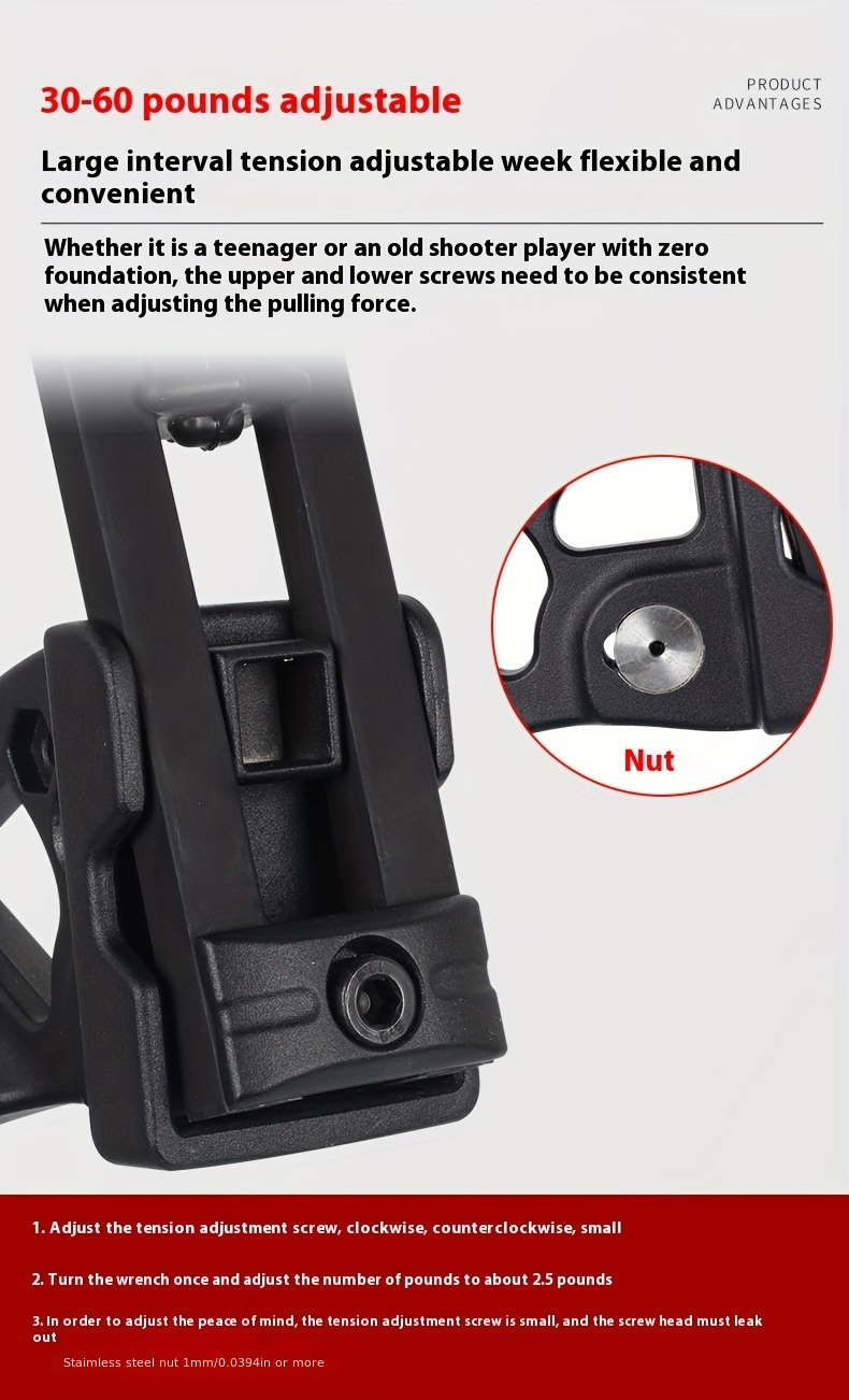 Protecteur de ficelle pour arc à poulies, étui pour caméras à arc composé, support de sangle d'épaule, accessoires pour arc pour la chasse en plein air  18