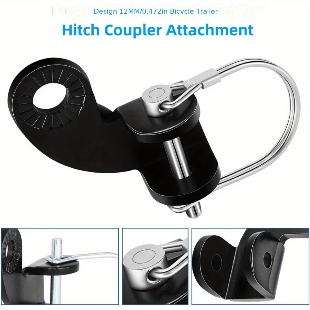 Bike Trailer Hitch Connector Bicycle Trailers Coupler Temu