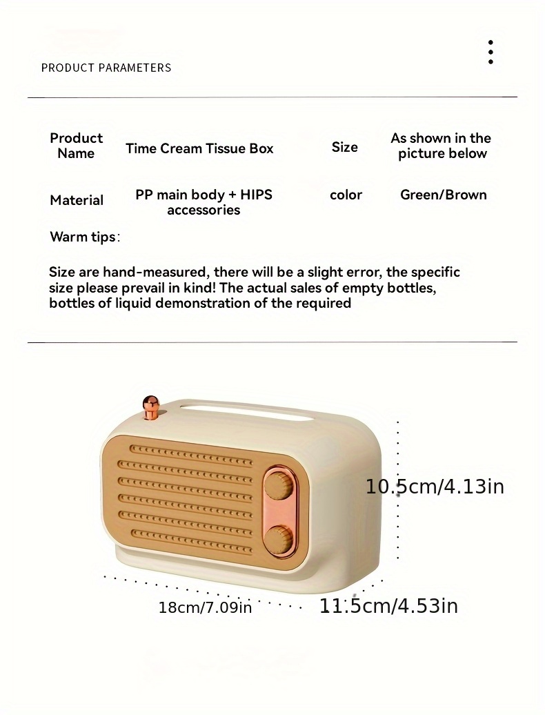 spring loaded desktop tissue box holder square plastic tissue storage for bedroom and living room Product details 1