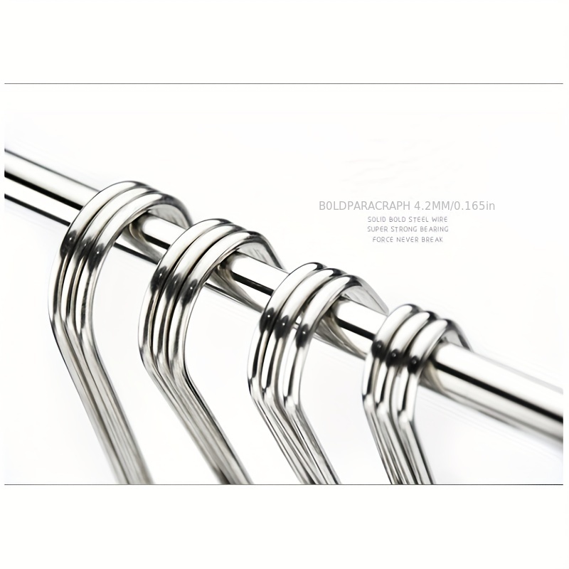 S shaped Hook Stainless Steel Metal Hanger Hooks Kitchen - Temu