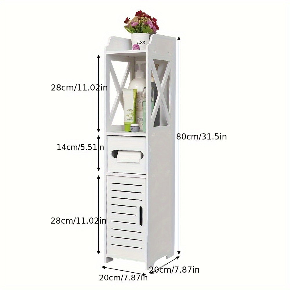 schrank schmale stellen 20 x 20 x 80 cm kleiner badezimmer