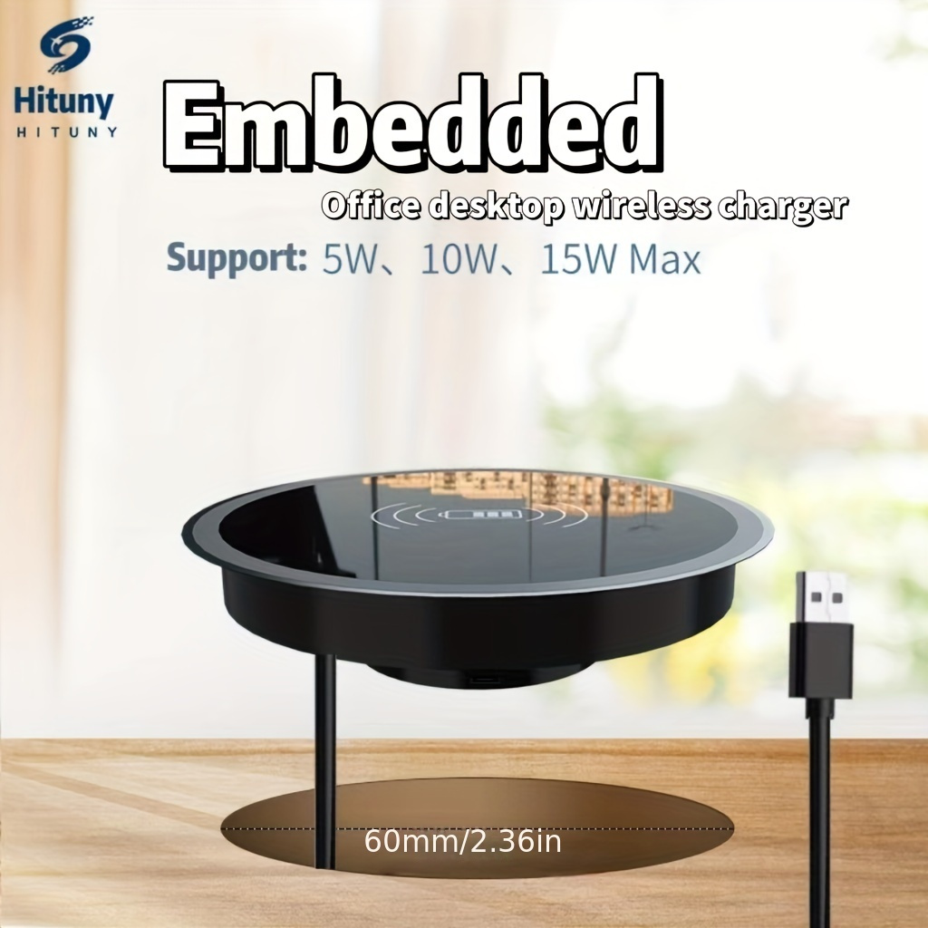 

Embedded Wireless Fast Charging Furniture 15w Fast Charging Qi Standard Sofa Desktop Coffee Table Wireless Mobile Phone Charger