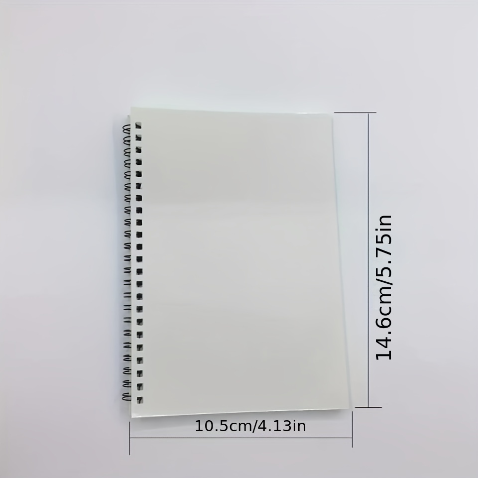 4.24 X 5.75 Fabric Sublimation Notebook Journal 