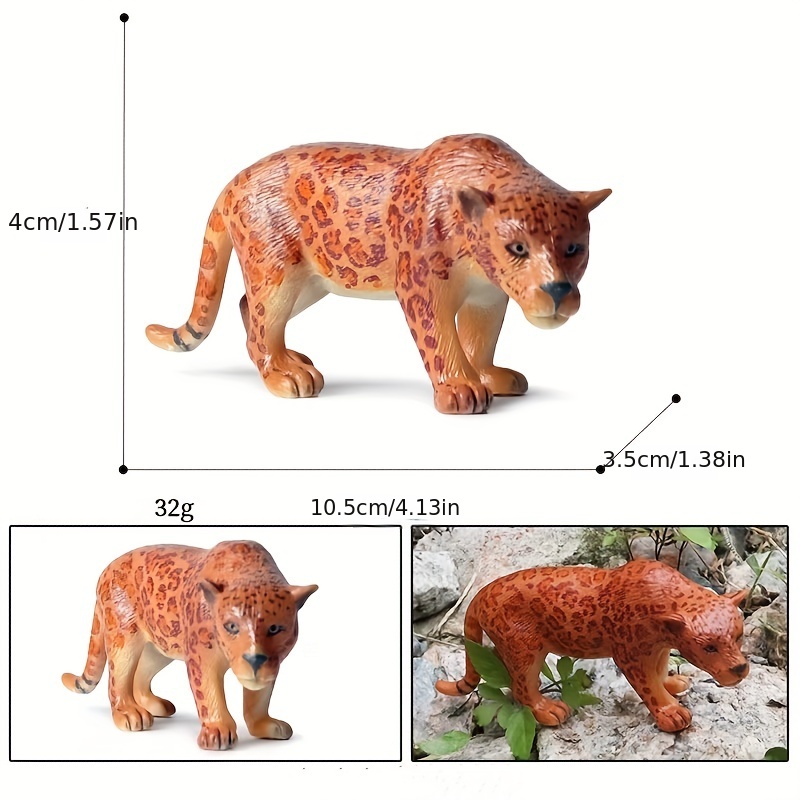 Safari Ltd. Jaguar Figurine - Detailed 10.25 Plastic Model Figure - Fun  Educational Play Toy for Boys, Girls & Kids Ages 1+