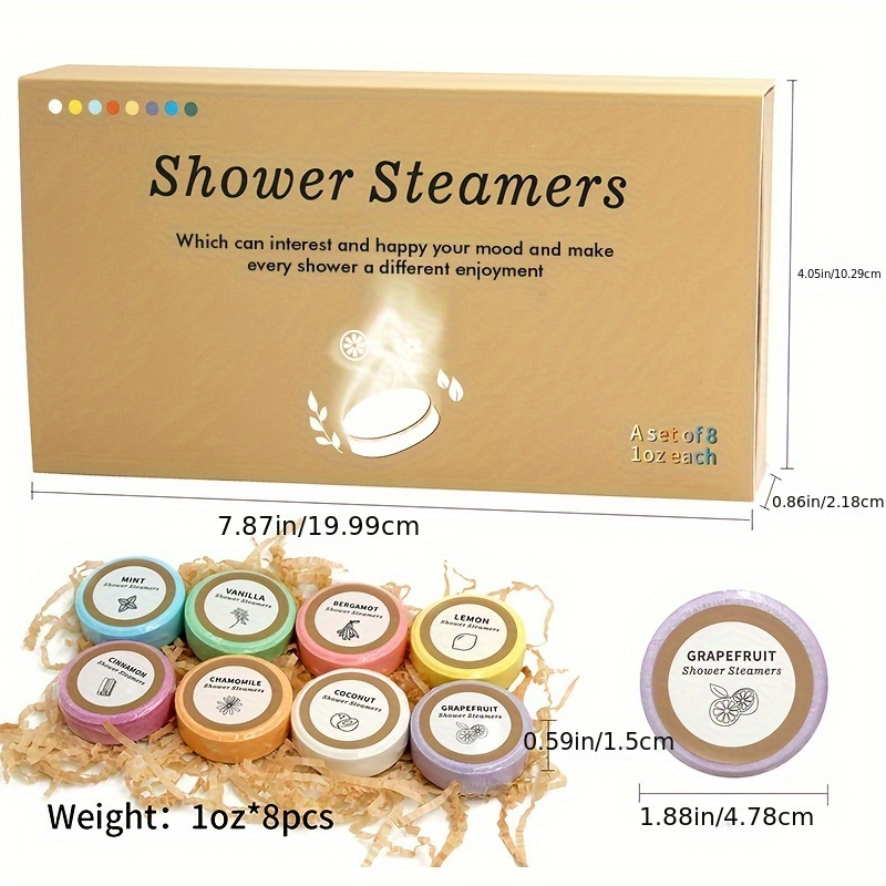 Shower Steamers Shower Bombs Gifts Essential Oil Home Spa - Temu