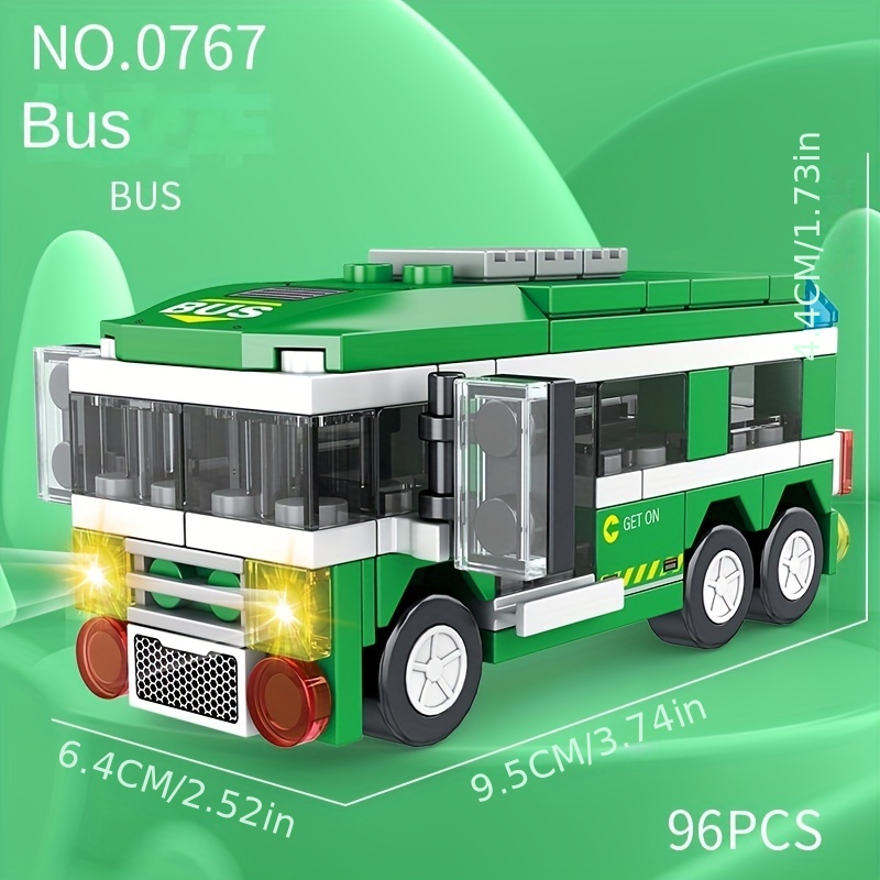City Car Small Building Blocks Kids Educational Toy