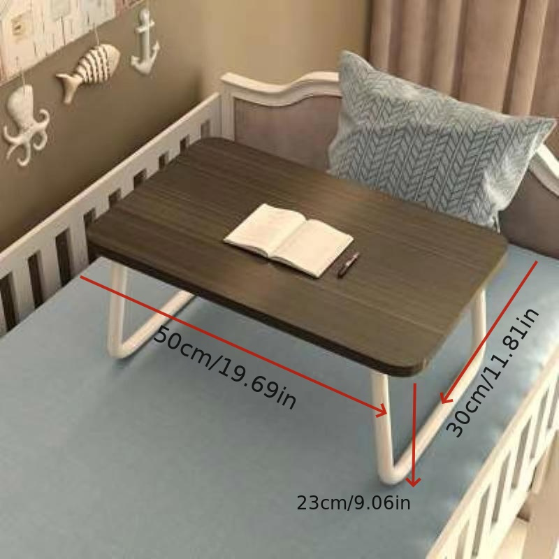 Foldable Dormitory Study Table Minimalist Small Table Bed - Temu