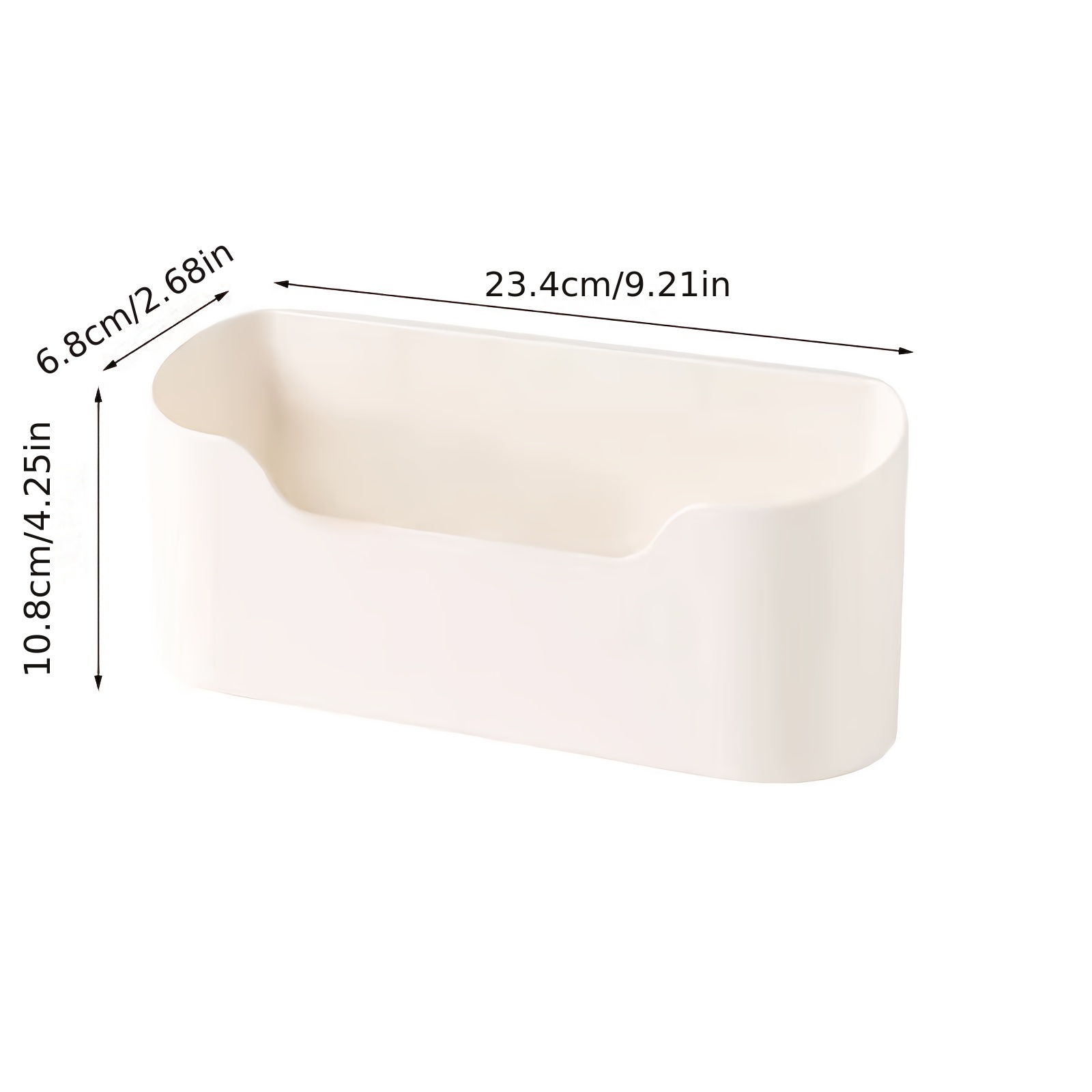 Sink Organizer And Storage, Punc-free Wall-mounted Storage Holder, Wall  Organizer, Adhesive Door Mount, Kitchen Cabinet Multi-use Storage Shelf,  Plastic Storage Shelf For Kitchen And Bathroom, Household Storage  Accessories - Temu