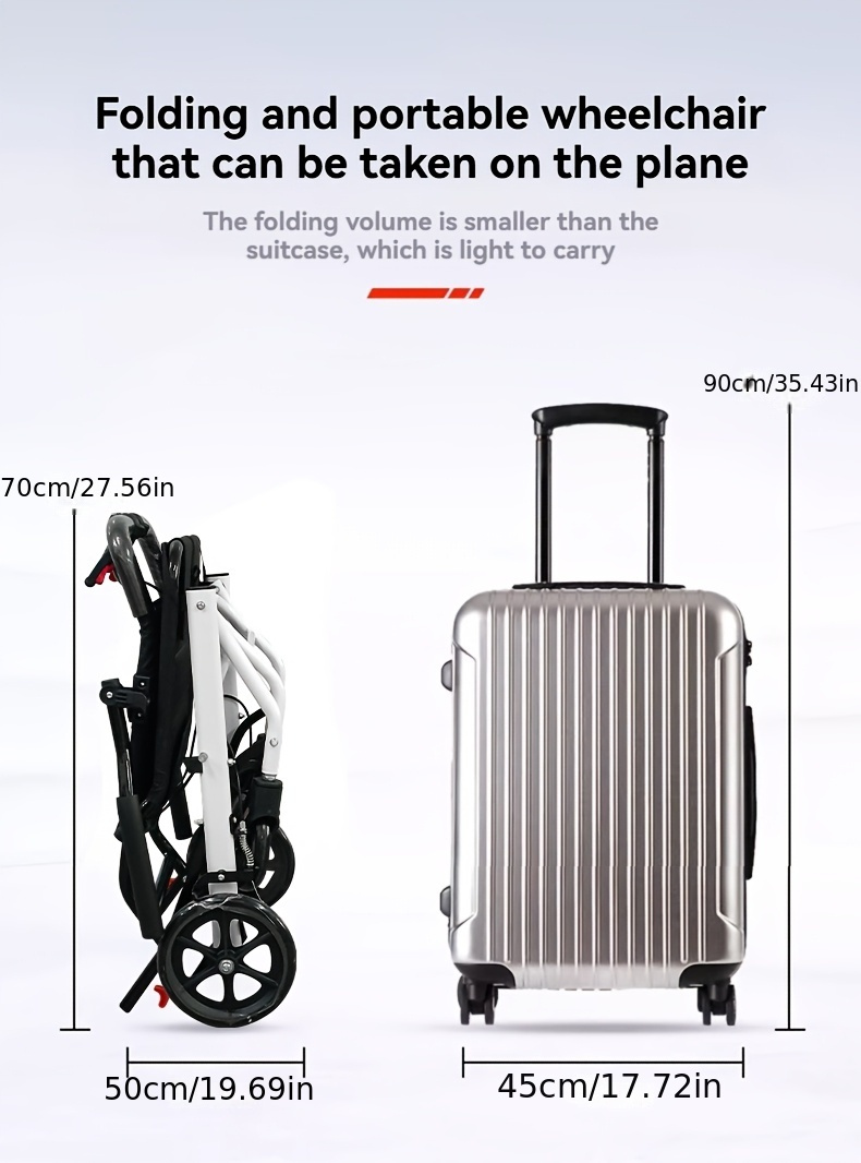 Ultra Lightweight And Durable Carbon Steel Classic Driving Assistance, with Comfortable Seats And Storage Shelves, Easy to Fold Design, Convenient to Carry And Can Be Used On Airplanes