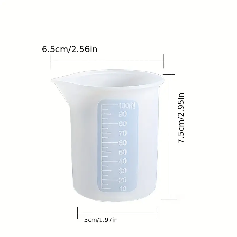 Silicone Measuring Cups For Resin Kit 250 Precise Scale - Temu