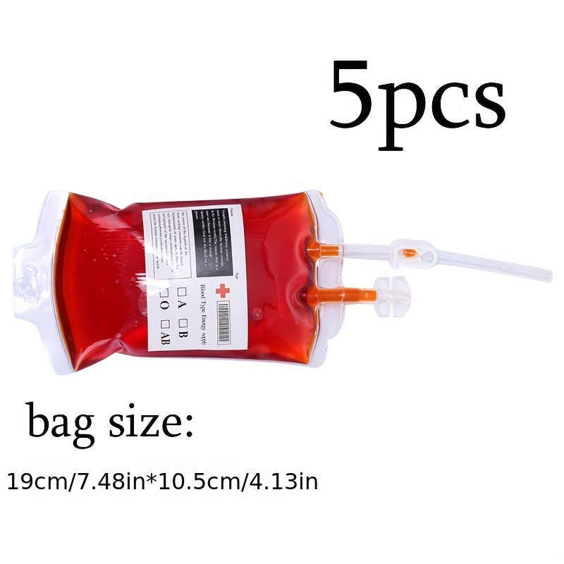 Reusable Blood Bags Perfect For Halloween Vampire Theme Temu
