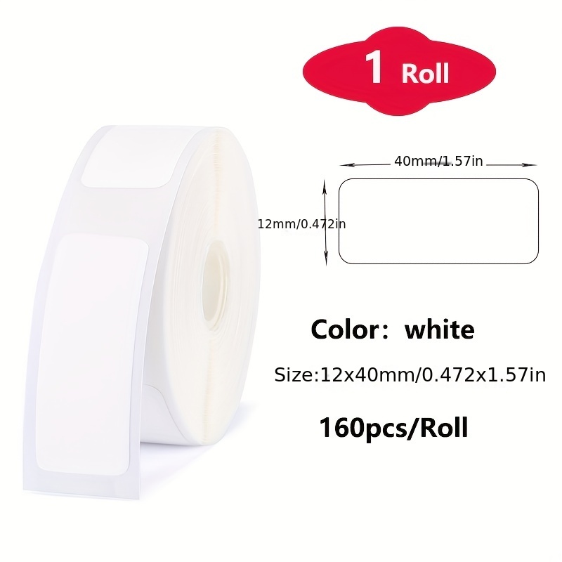 800 étiquettes] Étiquettes d'imprimante autocollantes blanches
