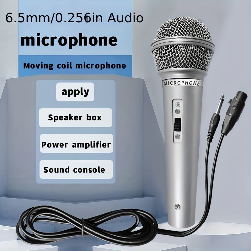 Microphone Filaire, Micro Portable Plug And Play, Réduction Du Bruit Du  Micro Karaoké Pour KTV Pour La Maison Pour Les Réunions Pour La Performance  Noir 