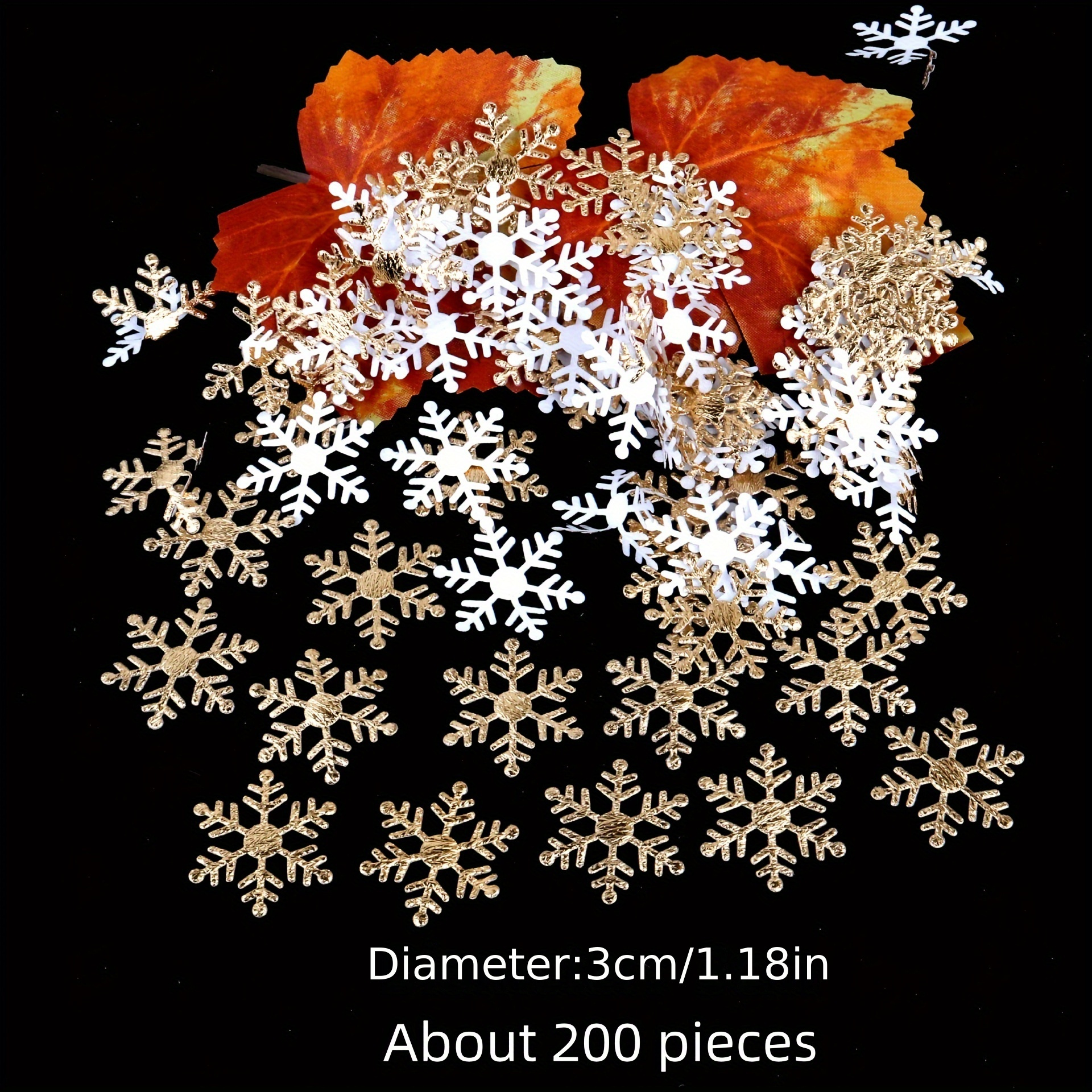 Snowflake Confetti Christmas Birthday Party Snowflake - Temu