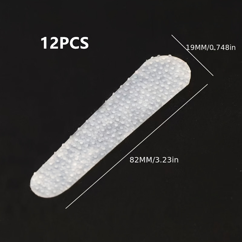 12pcs Discreet Shoulder Pad Grippers - Clear Silicone Strap Guards For Purses & Backpacks, Invisible Anti-slip & Fit, Universal