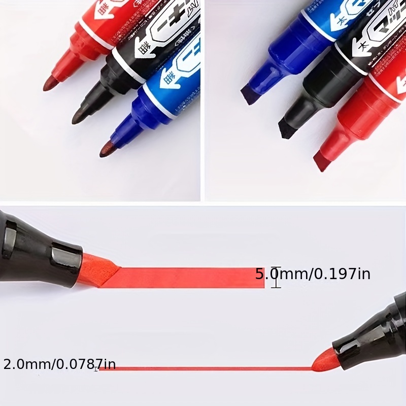 Double headed Marker Pen Set Large capacity Portable - Temu