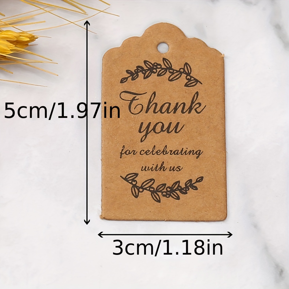 Kraft Hard Paper Tags Thank You Tags Gift Tags For Weddings - Temu