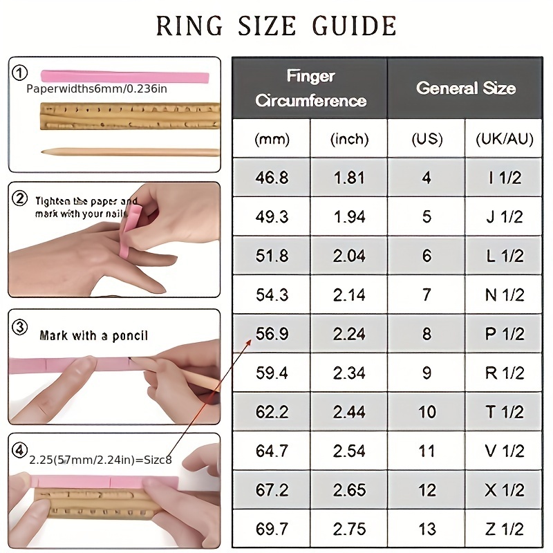 How to Measure Ring Size in Malaysia (with Size Chart)