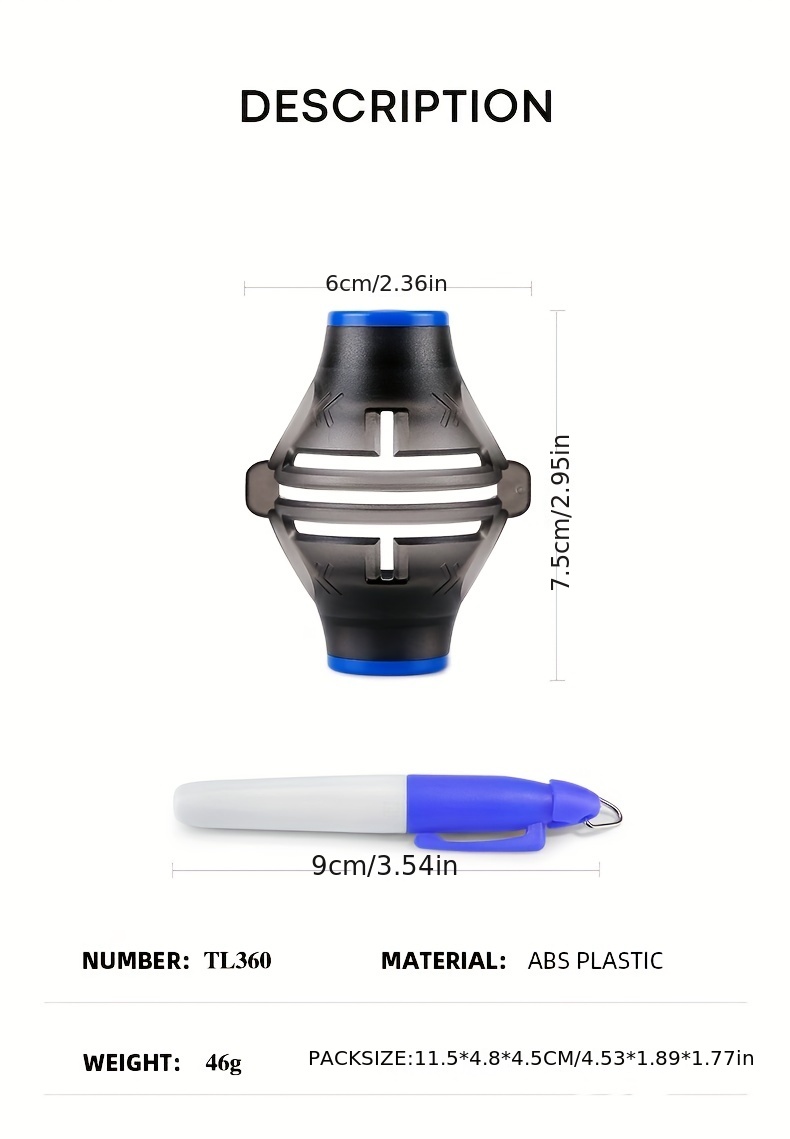   360 degree golf ball marker with 3 color marker pens alignment tool for enhanced swing accuracy and aiming details 6