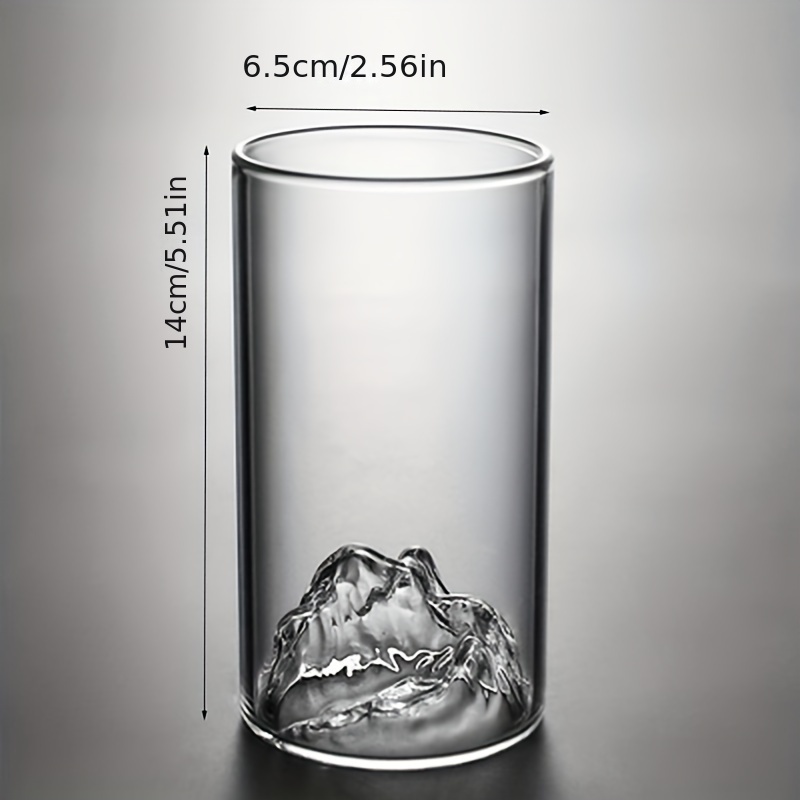 3D Mountain Pint Glass