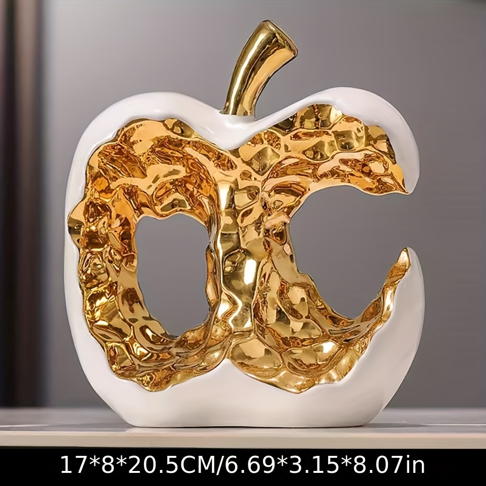 Image of 1pc Modern Abstract Ornament Tv Cabinet Decorative Light Luxury High-end Room Entrance Ceramic Ornament Housewarming Gift