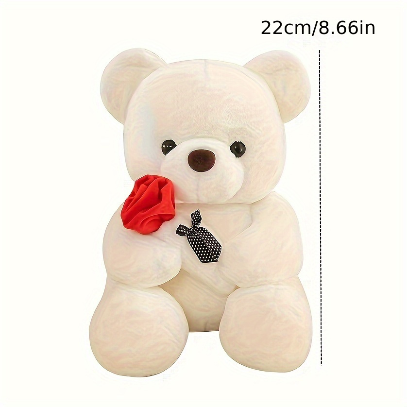 28/38cm Gouloula Mignon Rose Teddy Bear Poupée Saint-Valentin Cadeau Ours  Peluche Toy Marionnette