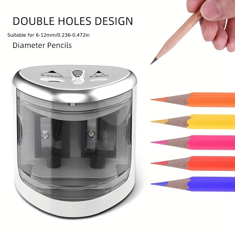 6 Holes Sketch Pencil Sharpener Charcoal Pencil Sharpener With Lead  Grinder, Student Art Pencil Cutter With