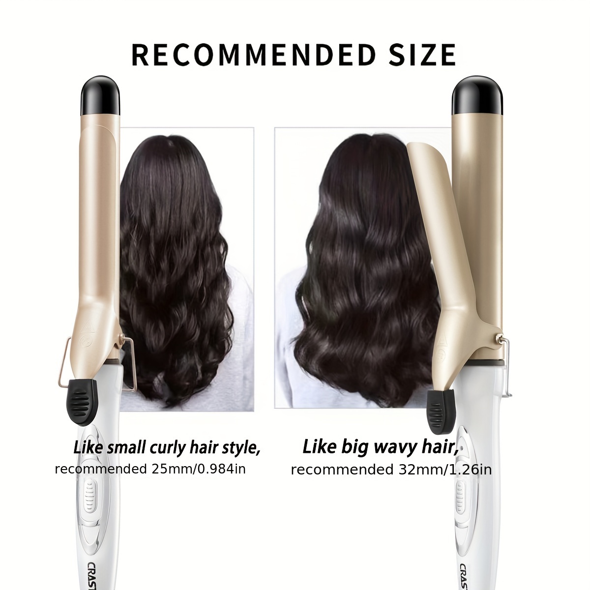 Wavy hair clearance iron