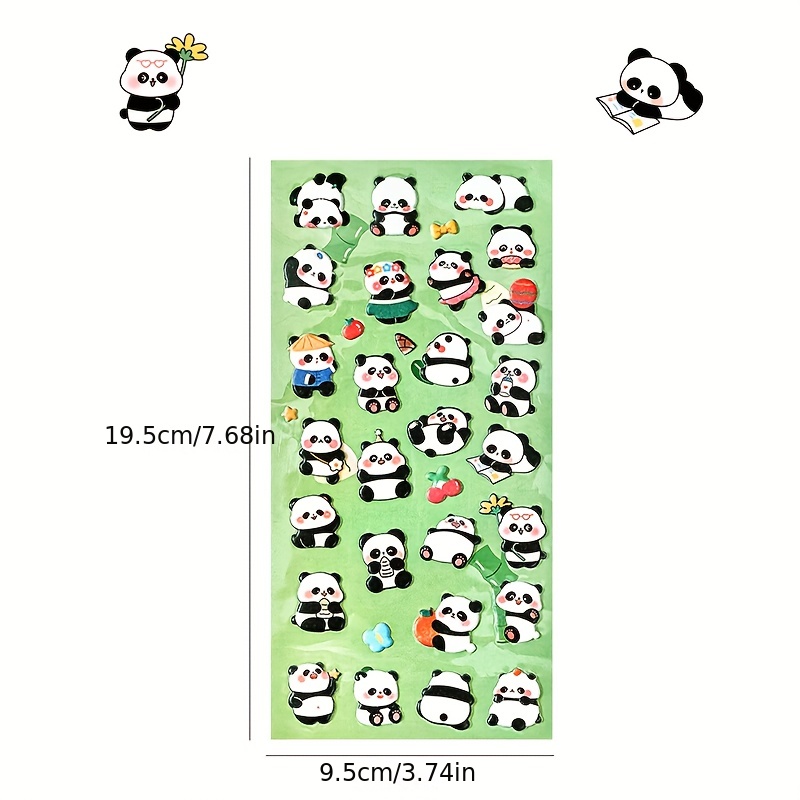 Unique Panda 3d Bubble Stickers Creative Small Gifts For - Temu