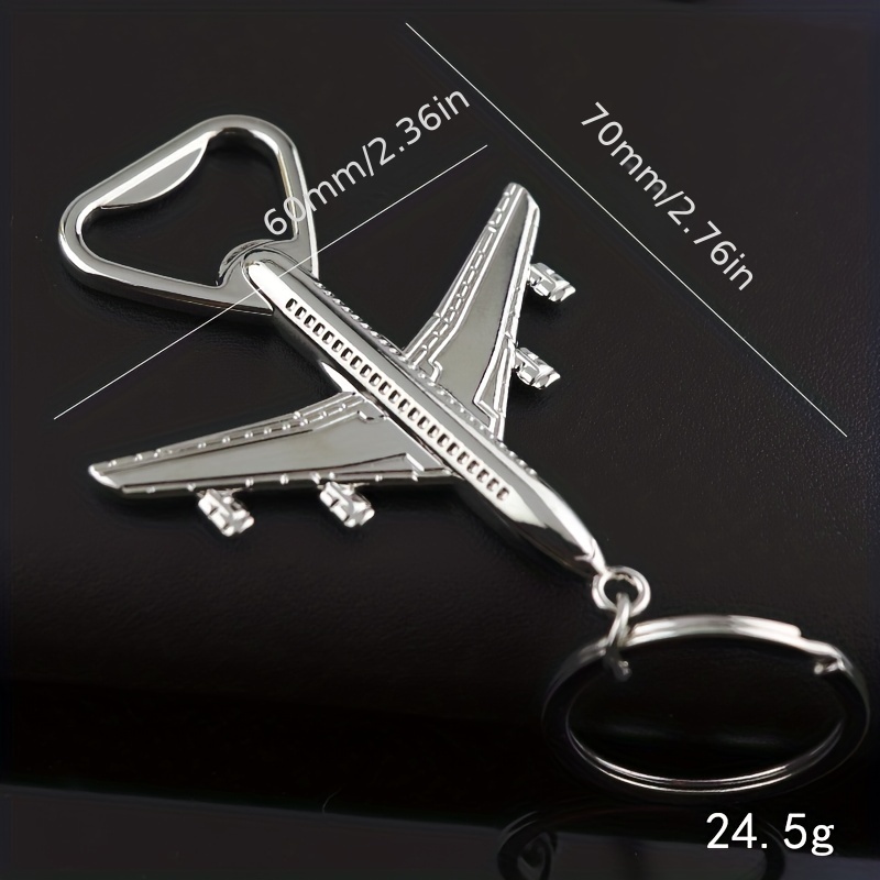 Personalized hot sale airplane keychain