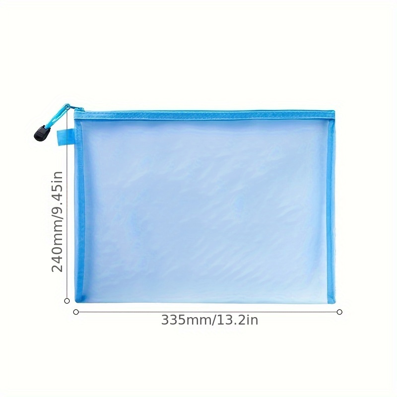 Mesh Zipper Pouch Puzzle Bags Zipper Bags For Organizing Classroom  Organization Plastic Zipper Pouch Letter Size A4 Size Board Games Storage  And School Office Supplies - Temu