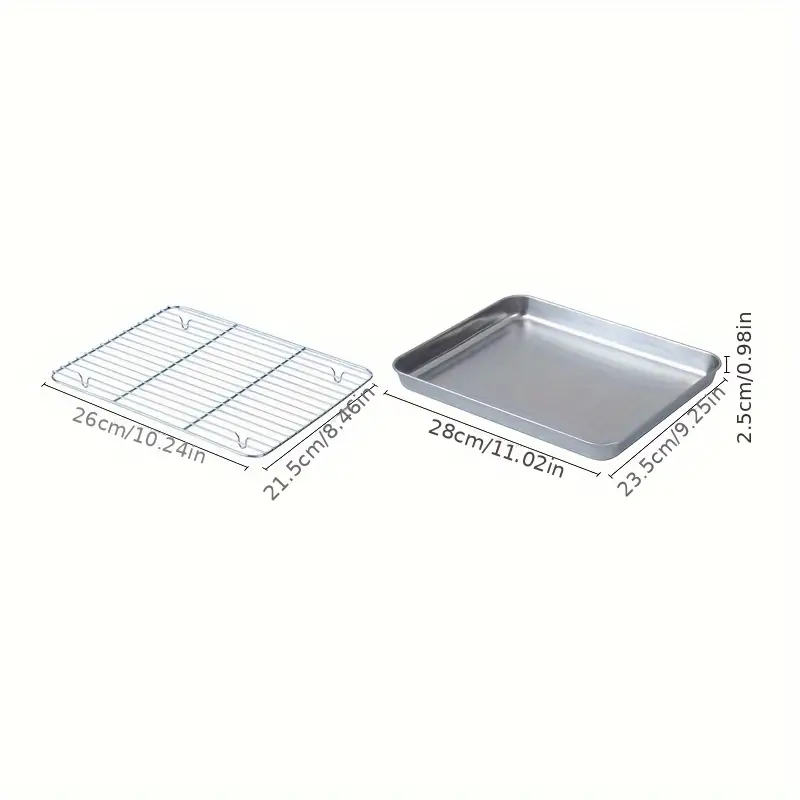 Stainless Steel Baking Sheet And Drain Tray Barbecue - Temu