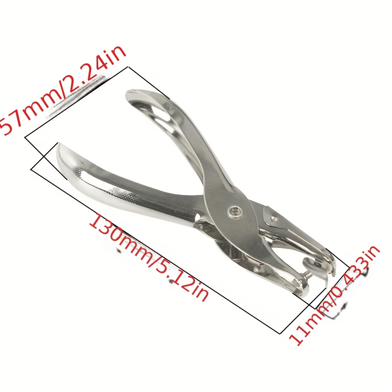 Metal Punching Pliers Single Hole Boxed Hole Punch Single - Temu