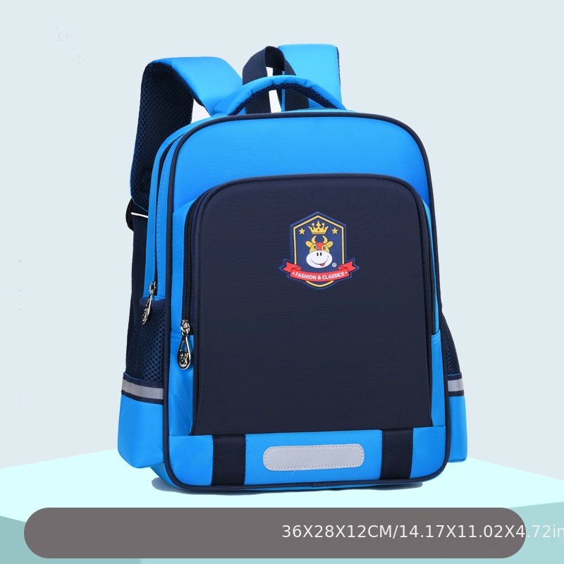 MezyTicky Kindergarten Boys Backpack British Style Schoolbag
