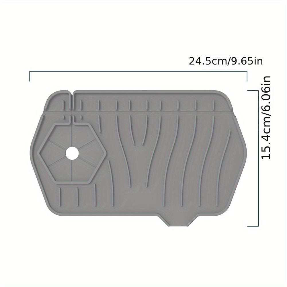 Soft Silicone Sink Mats For Faucet Double sided Design With - Temu