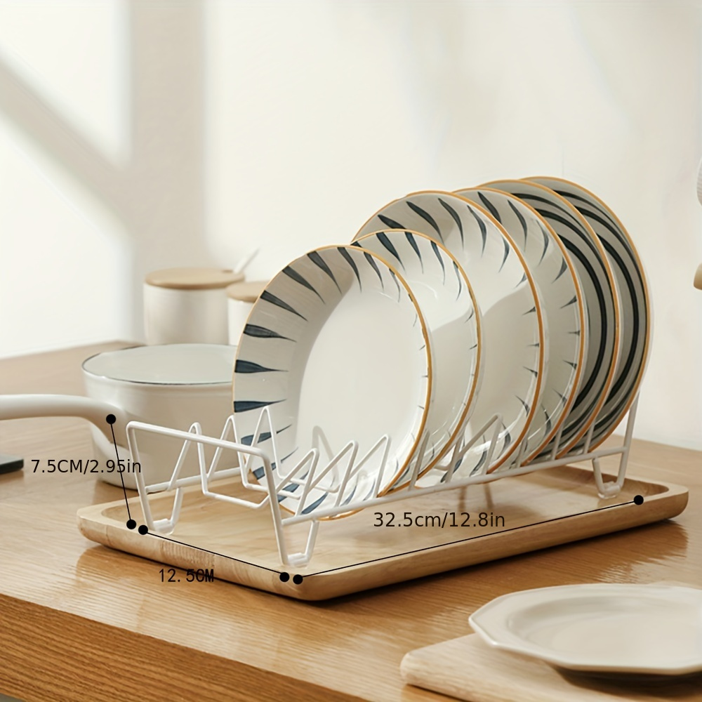 Metal Plate Holder Organizer Vertical Plate Rack Dish - Temu