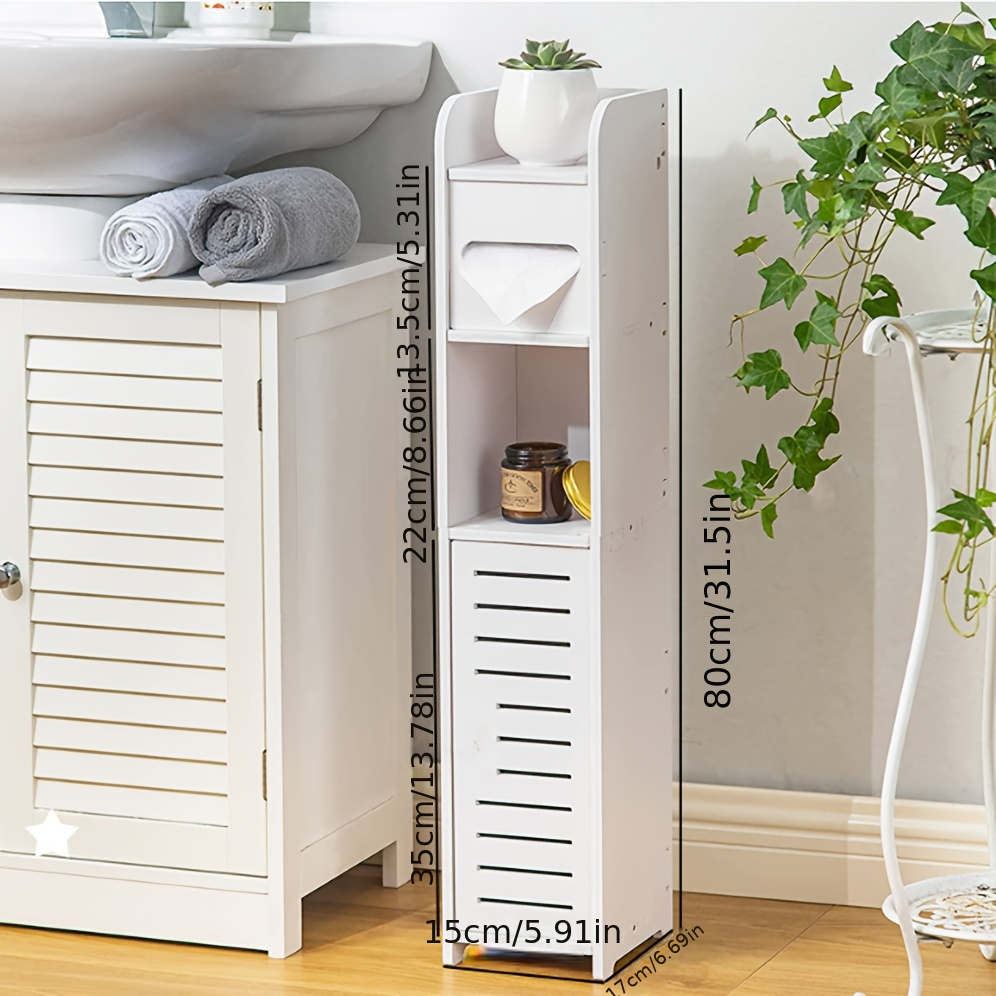 

Single Door, Narrow Body Shower Storage Cabinet