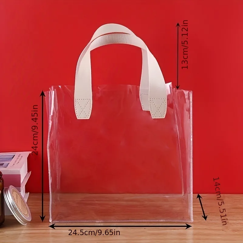 clear pvc tote bag