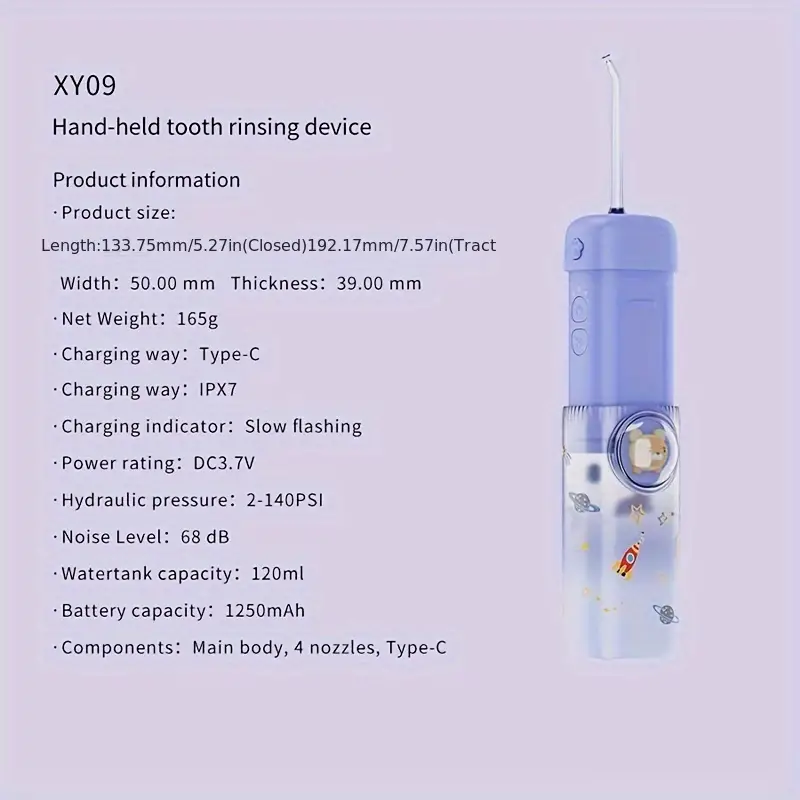 Mini Electric Portable Dental Water Flosser, Effective Plaque Removal And Tooth Decay Prevention details 0