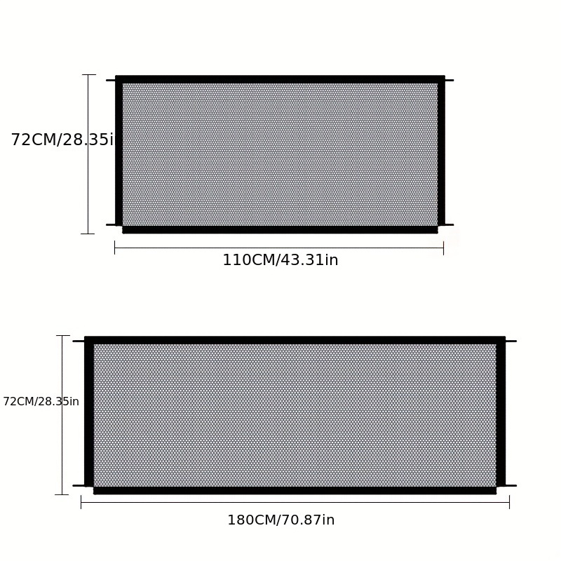 Pet Safety Barrier Mesh Fence Nylon Material