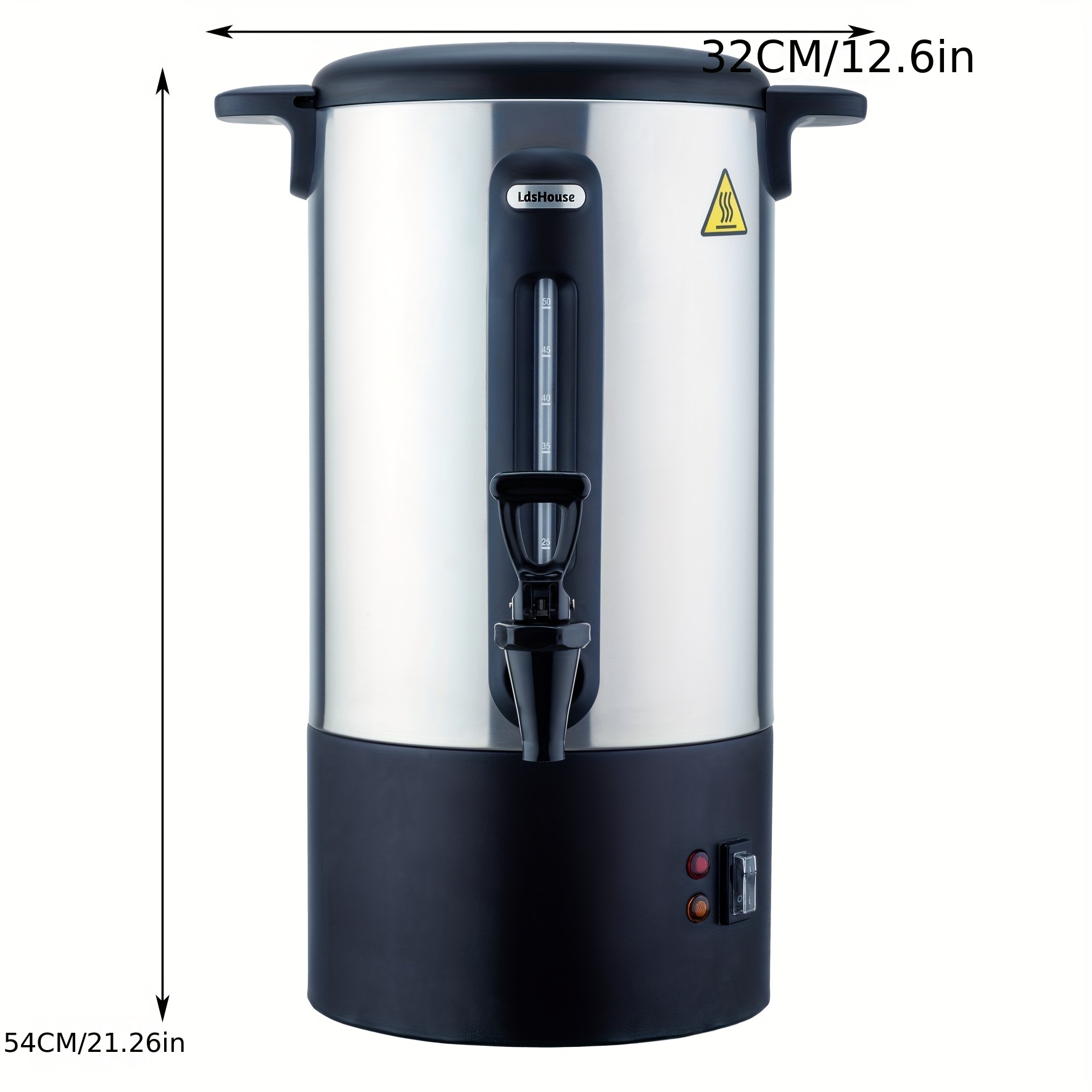 Electric Hot Drink Dispenser, 50 Cup Professional Brew Coffee Urn