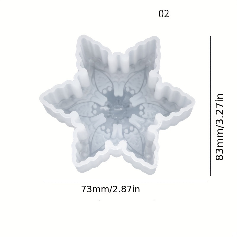 Large Snowflake Silicone Mold