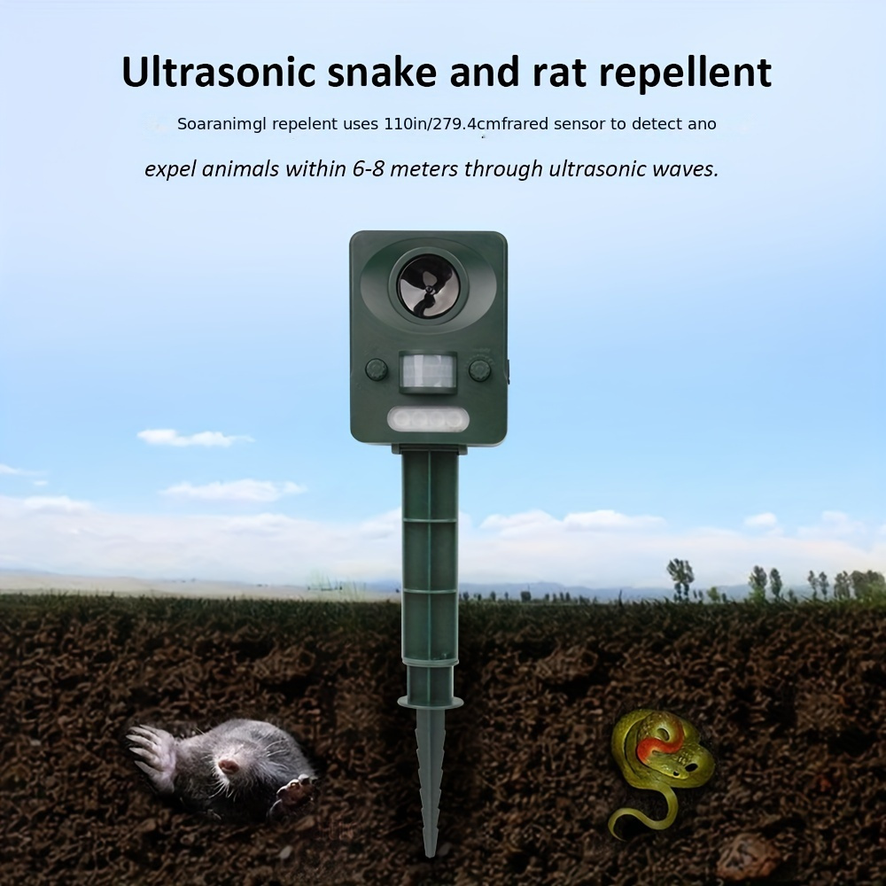 Animal Repellent with Spike | deter animals with ultrasound