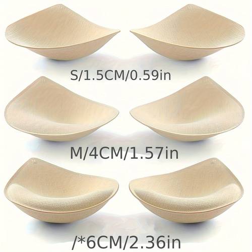 item picture skin tone thickened outward expanding bra pads 2 latex bra pads suitable for sports bras and