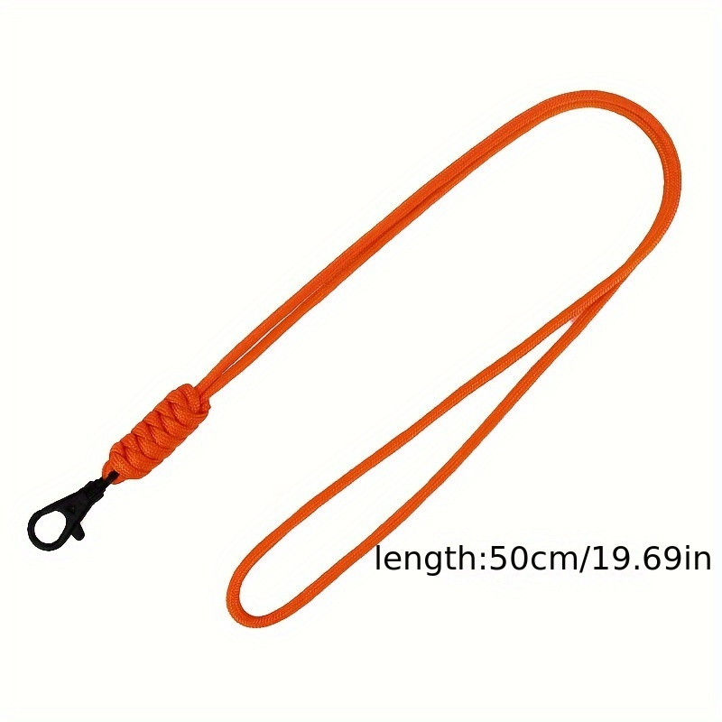 Anti lost Paracord Lanyard Buckle Keys Work Id Mobile Phones - Temu