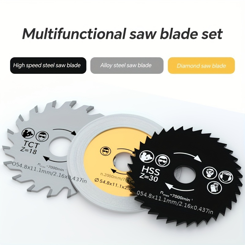 Multifunctional circular saw with best sale a set of blade